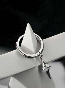 Brincos masculinos estilo estrela retrô com botão de orelha, estilo moderno e moderno, joias de prata esterlina adequadas para roupas do dia a dia