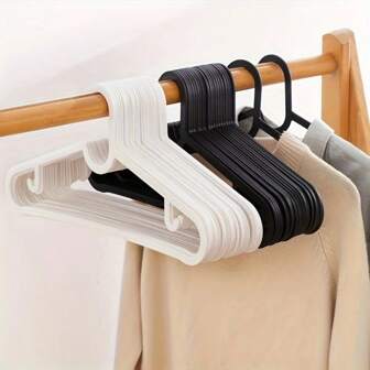 1/20 stuks plastic antislip dunne hangers, gemakkelijke kledinghangers voor kledingwinkels