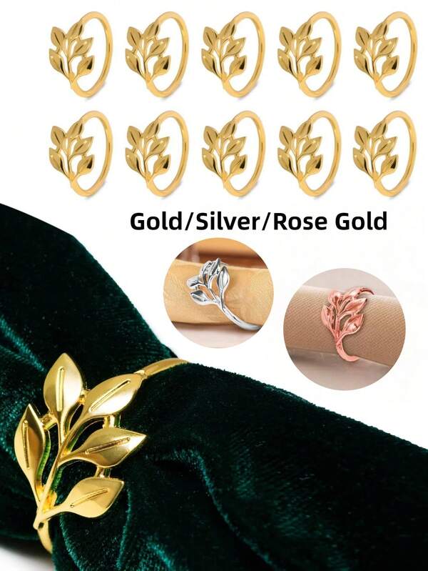 20/10/6/2 szt. Złote obrączki na serwetki - metalowy pusty papierowy uchwyt na serwetki na stół, uchwyty na obrączki na serwetki, hurtowe obrączki na serwetki, lekkie luksusowe klamry, dekoracja stołu w restauracji na wesela, imprezy, stoły obiadowe - eleganckie dekoracje, DIY, imprezy i restauracje, rodzinne spotkania festiwalowe, dekoracje stołu kuchennego, przyjęcie obiadowe, pikniki