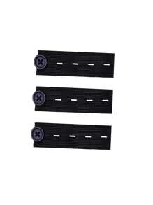 1/2/5 piezas Hebilla extensora para la cintura, extensión elástica ajustable para pantalones, botón elástico para pantalones de maternidad