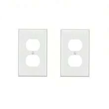 Dual Outlet Cover, Electrical Wall Plate, Power Outlet Cover, Dual Outlet Socket Face Plate, Switch & Outlet Cover, Electrical Outlet Plug Cover