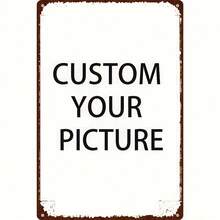 8 Inch X 12 Inch Customized Metal UV Printing Sign - Home, Bar, Cafe And Garage Wall Decor, Father's Day Gift, Personalized Gift - Multicolor - View 1