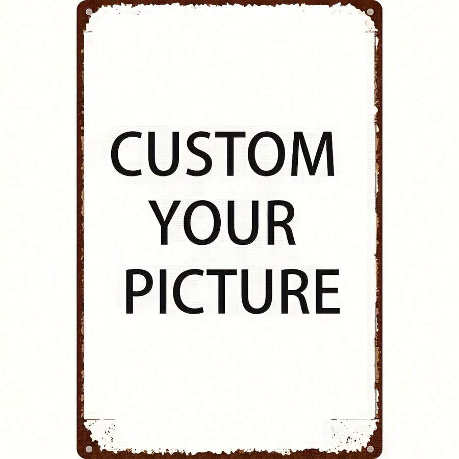 8 Inch X 12 Inch Customized Metal UV Printing Sign - Home, Bar, Cafe And Garage Wall Decor, Father's Day Gift, Personalized Gift - Multicolor - View 1