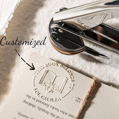 Custom Embosser Design, Library Embosser, Book Lover Gift, Ex Libris Of, Book Belongs To,Personalized Book Embosser/Custom From The Library Of Book Embosser/Book Stamp/Library Embosser/Book Lover GiftLIBRARY EMBOSSER/Personalized Logo Embosser/Custom Book Embosser From The Library/Mountain Embosser,Multi-Functional,Durable,Ornamental,Reusable,Exquisite,Stylish,High-Quality,Colorful,Modern,Custom,Personalized,Unique