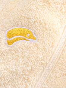 1/3/6pcs Yellow Cute Towels, Rectangle Embroidered Fruit Pattern, Absorbent Soft Quick Dry, No Shedding Or Fading, Suitable For Bathroom, Kitchen, Holiday Gifts Home Bathroom Decor Summer Back To School For Beauty Salon Home Bathroom