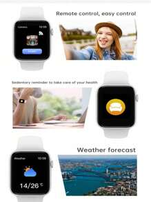 Sports Smart Watch, Women's Smart Watch, Smart Watch With High-Definition Touch Screen, With A Variety Of Sports Mode Information Reminder, Music, Weather Display, Wireless Two-Way Search Functions, Large Capacity 200MAH