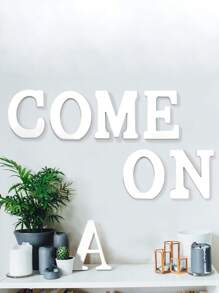 26 Pieces Wooden Alphabet Decor, Letter Design Home Decoration, Wooden Decorative Ornament, Suitable For Daily Life, Bedroom Decoration, Living Room, Wedding, Engagement, Birthday, Party