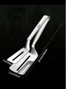 1 Piece Of Stainless Steel Multifunctional Steak And Barbecue Tongs, Fish Fry Spoon Clip, Bread Clip, Suitable For Camping Kitchen Tools