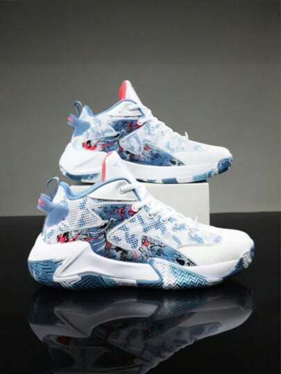 2025 New Versatile Basketball Shoes, Comfortable Non-Slip Men's Sports Shoes, Friction Sound Outsole Men's Casual Shoes, Outdoor Thick-Soled Elevator Shoes, Dominate The Basketball Court, Playground, Running Shoes (Asymmetrical Pattern)