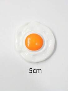 1pc Creative Home Magnetic Refrigerator Sticker - Realistic Resin Bread, Egg, Coffee Cup Decor Accessories, Lovely Kitchen & Home Decorations, Office Whiteboard Message Magnets