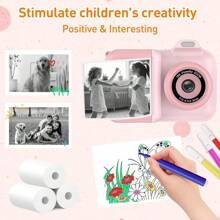 Papel térmico para impresión instantánea, sin necesidad de tinta, para cámaras instantáneas portátiles, compatible con la mayoría de cámaras instantáneas mini de 56 mm / 57 mm / 2 pulgadas