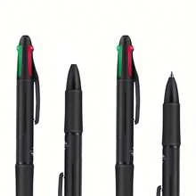 4 Pieces Lytwtw's 4 Color Pen Creative Colorful Retractable Ballpoint Pens Multifunction Pen For Marker Writing Stationery Back To School - Multicolor - View 4