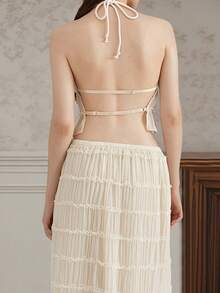 Women Tank Tops & Camis - Apricot - View 2