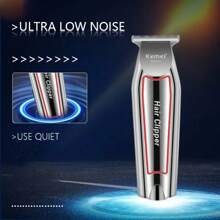 Kemei KEMEI KM-032 Ensemble de tondeuse à cheveux électrique professionnelle, rasoir électrique pour hommes à charge rapide USB, tondeuse sans fil, outils de coupe de cheveux polyvalents, équipement de soins personnels pour la maison