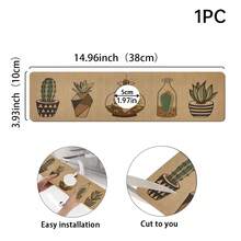 1 tấm thảm thấm nước hình cây xương rồng, tấm thoát nước polyester bền chống ẩm, chống trượt cho bồn rửa nhà bếp và phòng tắm, tấm thảm hút nước vòi, tấm lót khô phù hợp cho mặt bàn phòng tắm, phụ kiện mặt bàn nhà bếp và phòng tắm - Nhiều màu - Xem 12