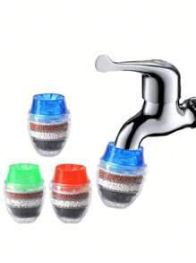5-Layer Activated Carbon Water Filter Faucet Diverter, Suitable For Kitchen Faucet And Shower Head(The Product Is One Size, Please Pay Attention To The Aize)