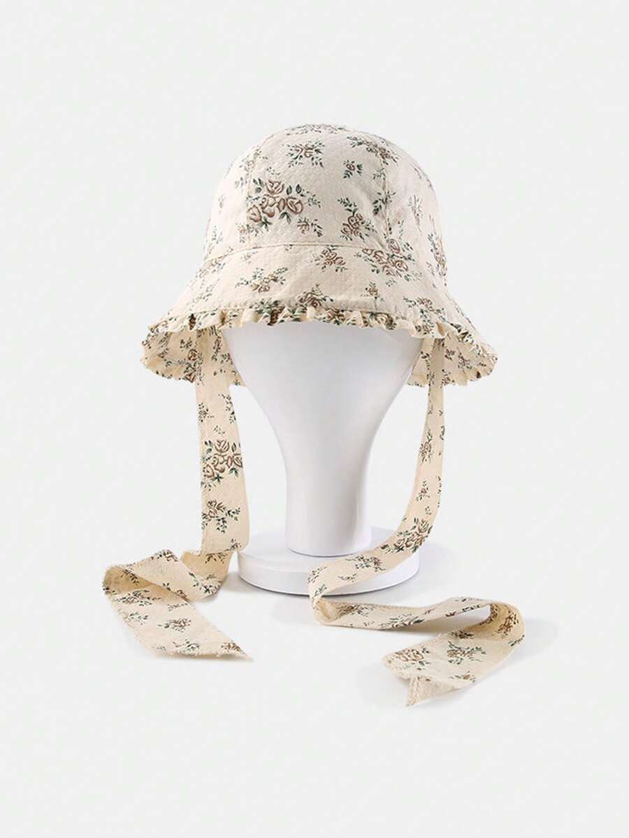 Ditsy Floral Sunscreen Summer Bucket Hat - Bucket Hat - View 1