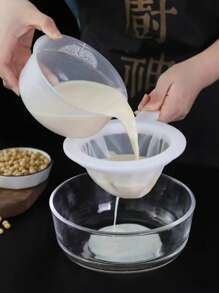 1pc Coffee/Soy Milk Residue Filter Screen, Home Juicer Mesh Strainer, Separation Filter Residue Net School Supplies