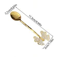 1 Set Coffee Spoon Set, Includes 6 Coffee Spoons And 1 Storage Jar, Suitable For Household & Restaurant Use As Fruit, Coffee, Dessert Spoons, Cake Spoon, Tableware Decor