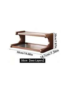 1pc Simple Desktop Storage Rack, Multi-Layer Dining Table Organizer, Small Desktop Cup & Teaware Holder For Home, Dorm, Kitchen