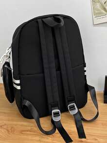 Casual College Style Versatile Large Capacity Backpack For Students - Multicolor - View 5