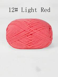 1/3 包 50 克 4 股钩针线，包含 3 毫米钩针 + 记号扣，初学者钩针工具套装，多种优质腈纶线，柔软舒适，适用于钩针编织项目、DIY 手工艺品、围巾、礼品（多种颜色可选）