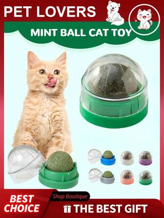 6个装猫薄荷球、猫薄荷银藤球玩具、猫薄荷球粘墙猫玩具、猫咪玩耍玩具、猫薄荷玩具球、猫舔玩具、猫咪墙壁零食、猫舔小猫咀嚼物、猫薄荷舔球、猫咬玩具、粘性猫玩具