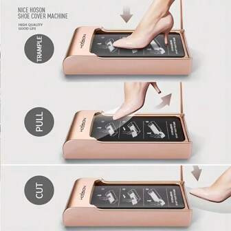 Dispenser automatico per copriscarpe, macchina meccanica per pellicole protettive per scarpe, proteggi scarpe per visitatori, impermeabile, per uso a lungo termine