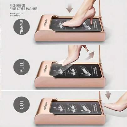 自动鞋套分发器 机械式脚踏鞋套机 家用访客鞋套保护器 防水 持久耐用 鞋子 春夏精选 伴娘礼物 房间 卧室装饰 海滩 旅行 男女皆宜 度假