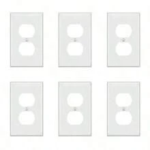 Dual Outlet Cover, Electrical Wall Plate, Power Outlet Cover, Dual Outlet Socket Face Plate, Switch & Outlet Cover, Electrical Outlet Plug Cover