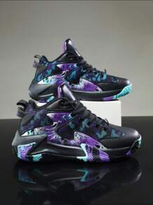 2025 New Basketball Shoes, Comfortable Non-Slip Sports Shoes For Men, Friction Noise Bottom Casual Shoes For Men, Thick Sole Elevated Outdoor Shoes, Dominate The Basketball Court And Playground Running Shoes (Asymmetrical Pattern)