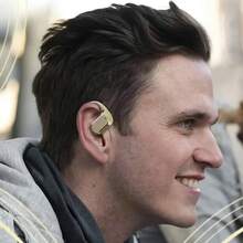 全新真无线贴耳式音乐耳机游戏耳塞视频 TWS HIFI 杜比重低音 9D 立体声高清通话耳机适用于 Android 兼容手机运动耳机智能耳机 - 掛耳式數位耳機 - 查看 4