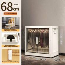 5/4/3/2/1 Layer Simple Adult Wardrobe, Thick Lightweight Plastic Clothes Closet For Small Space, Bedroom, Rental House, Kids Clothes Organizer