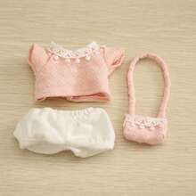 仅 1 件衣服，适合 17 厘米第一代、第二代、第三代娃娃服装，包括裤子、衬衫、配饰、帽子、T 恤、连衣裙、套装 - 彩色 - 查看 7