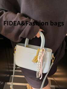 Women Top Handle Bags - Blue - View 6