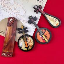 Ancient Style Musical Instrument Decor - Wooden National Magnetic Fridge Sticker - Ancient Musical Instrument Cultural Creative Souvenir - Interesting INS Style Gift