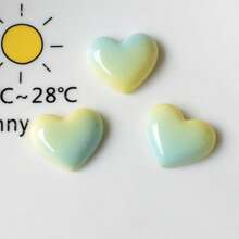 5/10 Stücke süße Farbverlauf Herz- und Stern geformte Kühlschrankmagnethalter, Hochzeit/Geburtstagsparty Dekoration, süße Mädchen Zimmer Deko, Büro Whiteboard Magnete