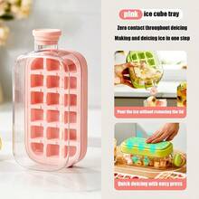 Ice Grid Water Bottle 2-In-1 Press Water Ice Grid Ice Box Ice Artifact Highly Attractive Level Portable Ice Cube Mold - Multicolor - View 14