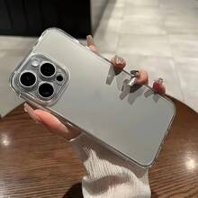 Clear Phone Case Luxury Ultra-Thin Transparent Soft TPU Shock-Proof Protective Back Cover Case Compatible With IPhone 16 15 14 13 12 11 Pro Max 16 15 14 Plus 13 12 Mini X XS Max XR 8 7 Plus, Also For Series