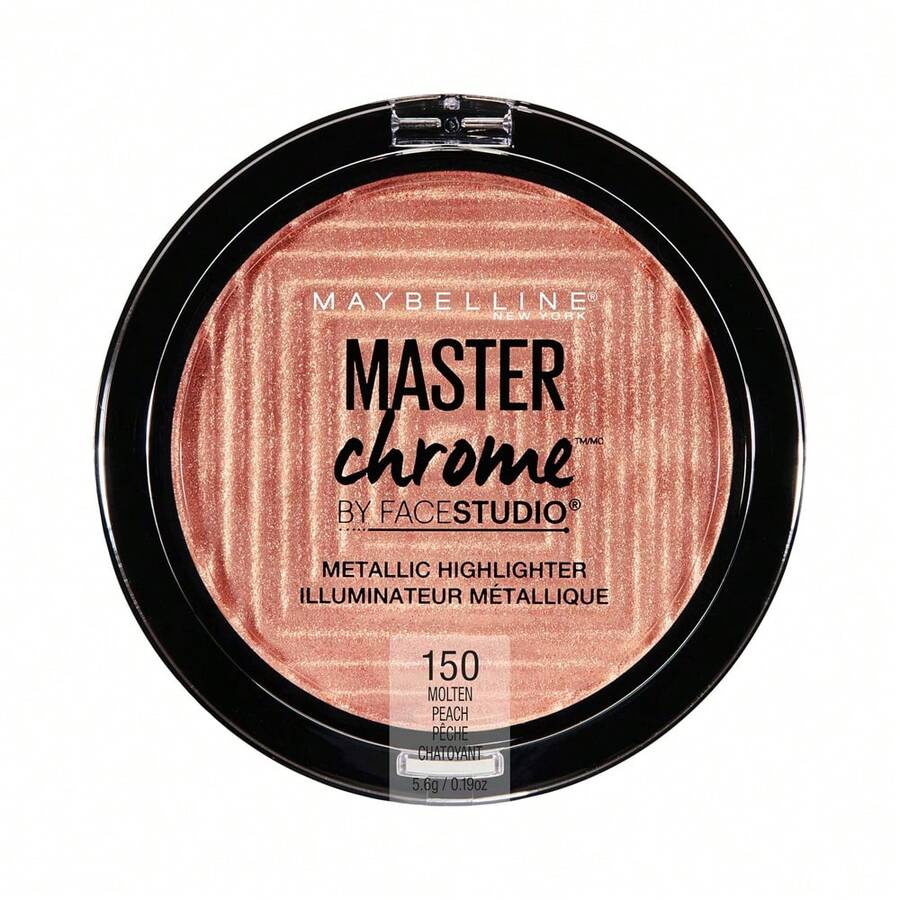 Maybelline Master  Metallic Highlighter Powder Makeup, Molten Gold - 彩色 - 查看 1