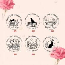 Timbro con logo personalizzato, timbro per biblioteca, regalo per amanti dei libri, ex libris di, appartiene a,Timbro per libri personalizzato/Timbro personalizzato dalla biblioteca di/Timbro per libri/Timbro per biblioteca/Regalo per amanti dei libri TIMBRO PER BIBLIOTECA/Timbro con logo personalizzato/Timbro per libri personalizzato dalla biblioteca/Timbro con motivi di montagna,Multifunzionale,Durevole,Ornamentale,Riutilizzabile,Raffinato,Elegante,Di alta qualità,Colorato,Moderno,Personalizzato,Unico