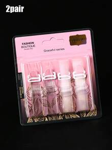 2pairs Width1.2CM/ 1.5CMClear Strap Transparent Invisible Bra Strap Shoulder Straps Anti-Slip Sexy Strapless Bra Accessory With Metal Hook - Multicolor - View 2