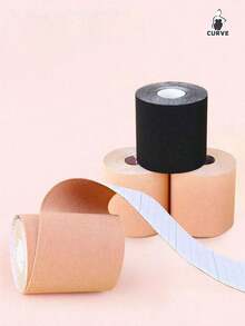 加大码女士隐形提升胸罩胶带，透气花瓣聚拢提升乳沟增强带，露背无肩带支撑，适合连衣裙、泳装、婚礼夏季