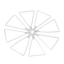 10pcs/Pack Copper Geometric Shape Earring Findings DIY Jewelry Base For Women - Multicolor - View 11