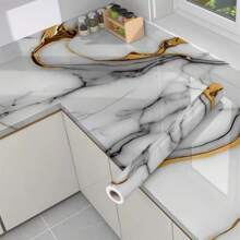 ucdfi 1 Roll, Marble Decorative Contact Paper, Waterproof Self-Adhesive Removable PVC Wallpaper, Peel And Stick Wallpaper, Suitable For Kitchen, Bathroom, Bedroom, Living Room, Countertop, Furniture, Home Decor Wall Stickers Room Decor Wall Decor Bathroom Decor Bedroom Decor Room Decoration Stuff Living Room Decor House Decor Home Decor Living Room Wall Paper Wall Art Wallpapers