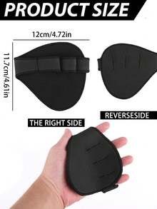 2/4pcs Palm Protection, Chloroprene Rubber Weightlifting Grip - Anti Slip, Sweat Proof Hand Pad, Alternative To Gym Fitness Gloves, Used For Weightlifting, Bodybuilding, And Strength Weightlifting, No Longer Sweating Fitness Palm Protection - Multicolor - View 4