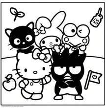 Sanrio HELLO LITTY COLORING BOOK 24 PAGES, LUXURY COVER - Multicolor - View 2