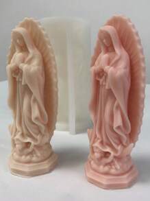 1pc Silicone Mold For Handprayer Person Shape Candle Aromatherapy Plaster Home Decor DIY