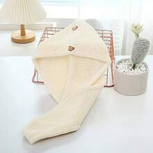 1 peça - Touca para cabelo seco que absorve água, Toalha para cabelo seco adulto, Lenço de cabeça, Secagem rápida sem queda de cabelo, Adequado para uso doméstico Toalhas de banho para salão de beleza, Esportes de hotel, Artigos essenciais para casa, Toalha, Cuidados com a pele