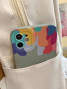 1pc New Cute Racoon Backpack, Versatile And Casual Travel Bag, Large Capacity Waterproof Nylon Cartoon Daypack, No Pendant - A - View 6